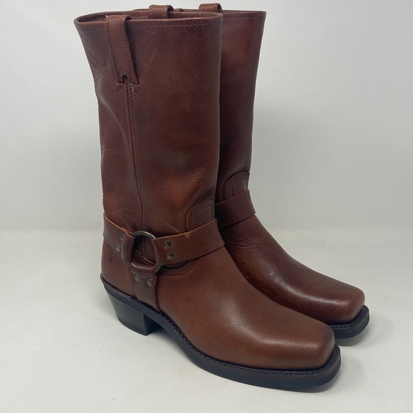 Frye Harness Boots size 8.5 Narrow, New - Picture 3 of 7